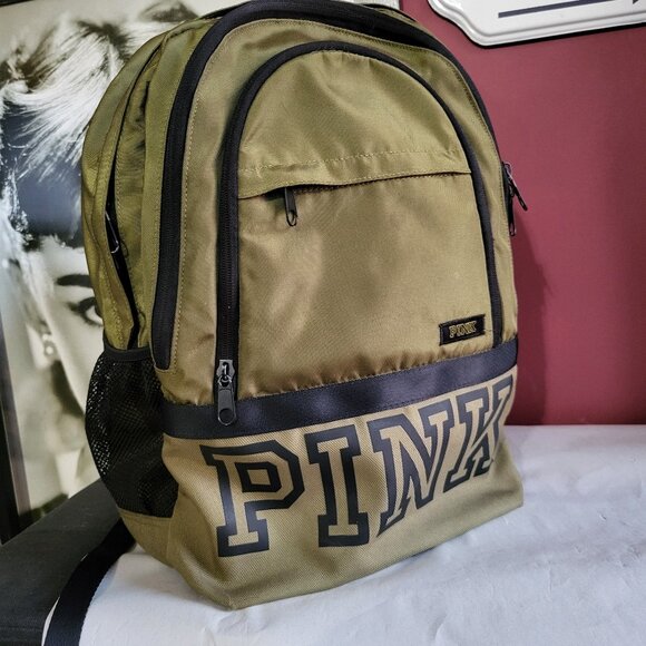 PINK VICTORIAS SECRET COLLEGIATE BACKPACK - Picture 1 of 8